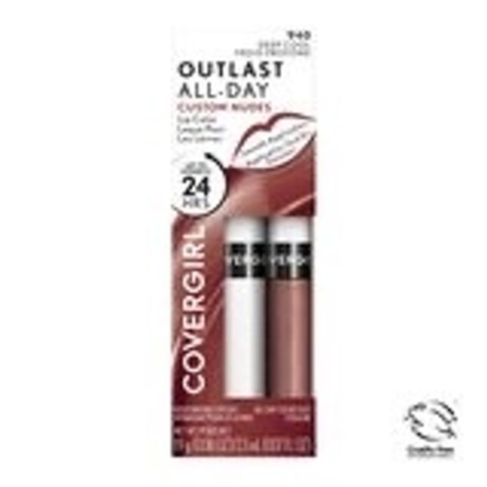 Covergirl Outlast All Day Lip Color Duo 940 Deep Cool Longwear +‎ Topcoat
